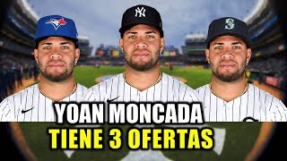 EL CUBANO YOAN MONCADA TIENE 3 OFERTA MILLONARIAS PARA MLB [upl. by Kennith]