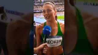 Irelands Womens 4x400m through to Paris Olympic final Sophie Becker 1st time women in final [upl. by Otreblide624]