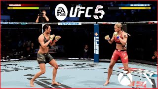 EA SPORTS™ UFC® 5 Valentina Shevchenko vs Alexa Grasso ufc306 Ai Full Fights [upl. by Nnaael]