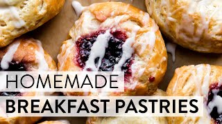 Breakfast Pastries with Homemade Dough  Sallys Baking Recipes [upl. by Abba491]