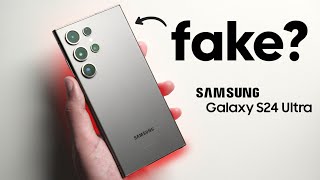 How To Spot A Fake Samsung Galaxy S24 Ultra [upl. by Atinihs]