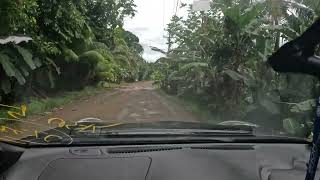 Long drive from Hilltop Hotel in Tofol village to Tafunsak in the State of Kosrae [upl. by Nwahsak]