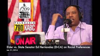 Elder vs State Senator Ed Hernandez D CA on Racial Preferences Jan 31 2014 [upl. by Epilihp]