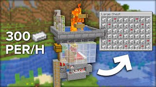 Minecraft 120 Easy Iron Farm Tutorial  300 Per Hour [upl. by Brandais211]