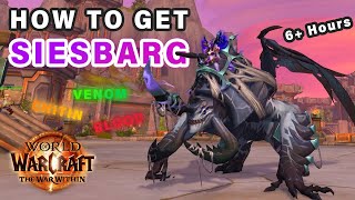 How to Farm for and Get the SIESBARG Mount ► WOW The War Within [upl. by Sadler]