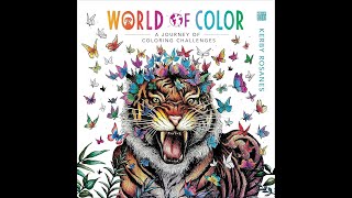 Flip Through World of Color Coloring Book by Kerby Rosanes [upl. by Ferrand28]