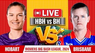 🔴 Live  Hobart Hurricanes Women vs Brisbane Heat Women  HBHW vs BHW  Live Score amp Commentary [upl. by Dodd]