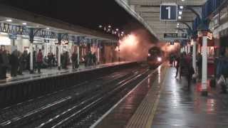 steam train at speed  201 [upl. by Gnuh]