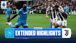 Juventus vs Napoli Extended Highlights  Serie A  CBS Sports Golazo [upl. by Phox]