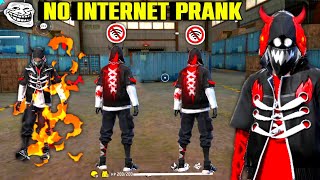 New Devil 😈 Bundle No Internet Prank 🚫 With Random Player In Lone Wolf  Garena Free Fire 🔥⚡ [upl. by Norrahc]