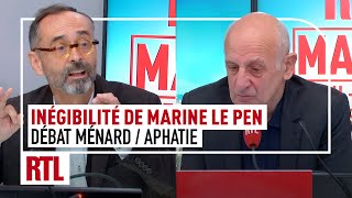 Inéligibilité de Marine Le Pen  quotFaisons confiance aux jugesquot Débat AphatieMénard [upl. by Annej]