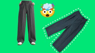 Sewing pants has never been this easy Anyone can sew them You dont even need to know how to sew [upl. by Imat]