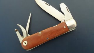 Elsener Schwyz Victorinox Swiss Army Soldier Knife Mod 51 Dated 1955 [upl. by Reeta70]