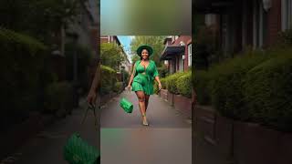 Green accordion pleated fashion inspo curvystyle fashion fashiontrends vogue [upl. by Goldsmith227]