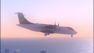 Air Archipelago Flight 591  Crash Animation  Turboprop Flight Simulator [upl. by Elbas506]