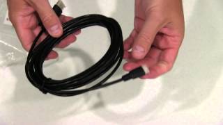 HDMI to Mini HDMI Cable 15 feet Unboxing [upl. by Eadwine249]