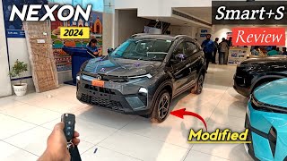 Tata Nexon SmartS Fully Modified 2024 ❣️ मात्र ₹ 980 लाख में Nexon का Most VFM Variant 🤑 [upl. by Atteynot51]