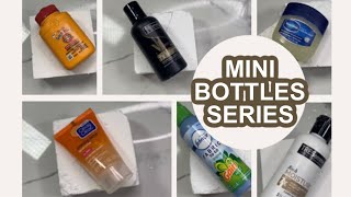 MINI BOTTLES amp GYM CHALK SERIES  BABY OIL FACE WASH SHAMPOO VASELINE [upl. by Yrkcaz821]