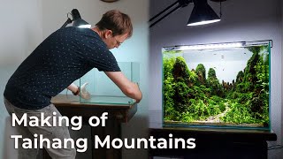 My Inspiring Hardscape Aquarium Design Indonesia  Aquascape Timelapse [upl. by Etti]