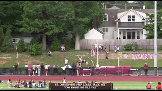 St Christophers sophomore Victor Olesen sets new Virginia state pole vault record at Prep League [upl. by Yedoc962]