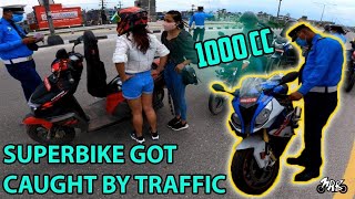 Riding Superbike in Nepal  1000CC BMW  MRB Vlogs [upl. by Ardnued]