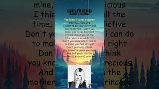 Avril Lavigne  Girlfriend Lyrics shorts [upl. by Neerroc101]