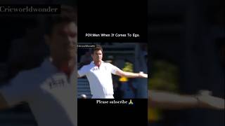 James Anderson reply to Mitchell Johnson 😅 cricket jamesanderson mitchelljohnson cricketbattle [upl. by Rebmit]