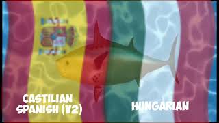 Spongebob SquarePants  Theme Song  Castilian Spanish VS Hungarian  Dub Comparison [upl. by Adnerad]