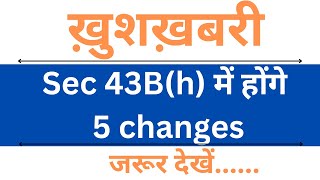 Relaxation in MSME 45 Days Payment Rule in 2024 I What is sec 43Bh I New Change in Income Tax 2024 [upl. by Kalasky]