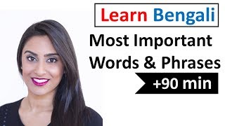 Learn Bengali  600 Most Important Words and Phrases [upl. by Yednil721]