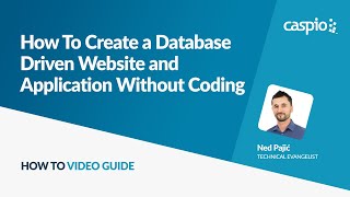 Creating a DatabaseDriven Website and Application Without Coding [upl. by Acino]