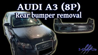 Audi A3 8P rear bumper removal  Tutorial [upl. by Leivad127]