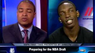 Hasheem Thabeet on ESPN First Take [upl. by Rovert810]