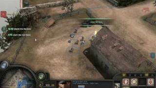 Company of heroes mission gameplay falaise pocket 1 [upl. by Htrag442]