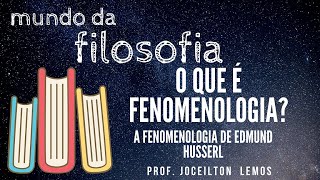 O que é fenomenologia A fenomenologia de Edmund Husserl [upl. by Tasiana675]