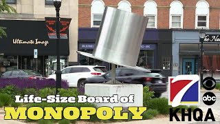 To Honor Its Creator of Monopoly This City Built a LifeSize Board of the Game [upl. by Kcirrej]