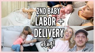 LABOR amp DELIVERY VLOG  CRAZY BIRTH STORY FOR BABY 2  OLIVIA ZAPO [upl. by Marriott996]