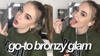 GOTO BRONZY GLAM MAKEUP LOOK [upl. by Carissa]