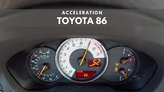 2018 Toyota 86  ACCELERATION amp EXHAUST SOUND [upl. by Ydoc598]