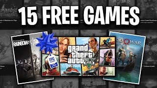 How To Claim 15 Free Games From The Epic Games Store [upl. by Leupold868]