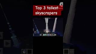 I just built Jeddah Tower in minecraft with Dubai Creek Tower and Burj Khalifa buildings [upl. by Gefell]