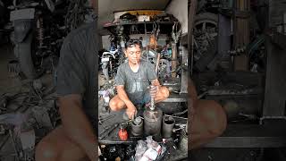 CRANKSHAFT HANDLEBAR INSTALLATION TECHNIQUE mechanical automotive vehicle [upl. by Vescuso316]