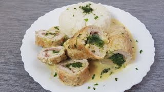 recette descalope de dinde farcie [upl. by Virg]