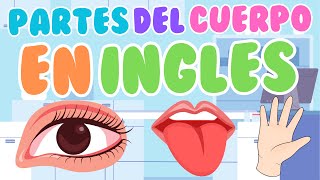 ✨🌈Partes del cuerpo en ingles para niños✨🌈 [upl. by Mott]