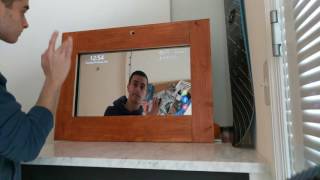 Windows 10 touch screen Smart Mirror [upl. by Sirdi204]