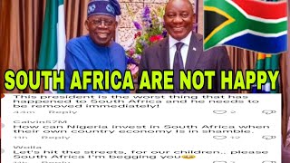 SOUTH AFRICA 🇿🇦 SOUTH AFRICA CITIZEN CRIED OUT AFTER THEIR PRESIDENT STATEMENT ABOUT NIGERIANS [upl. by Arimaj966]