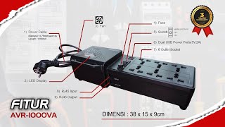 New Product AVR1000VA Stabilizer Single Phase Relay [upl. by Laurinda185]