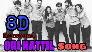 Oru Nattil 8D  Aanandam  8D song [upl. by Ortiz924]