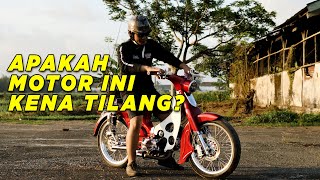 MOTOR KUSTOM ANTI TILANG Enggal Modified Cub Bike Build [upl. by Fidela]