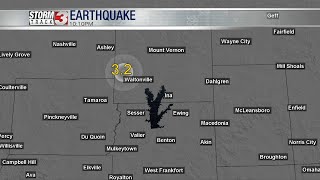 32 Earthquake near Waltonville rattles parts of southern Illinois Sunday evening [upl. by Putnam]